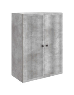 Mobiletto a muro Grigio Cemento 66 x 34,5 x 90 cm