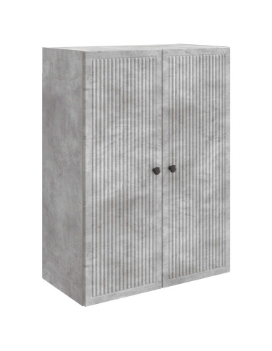 Mobiletto a muro Grigio Cemento 66 x 34,5 x 90 cm