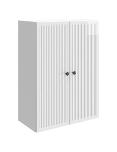 Mobiletto a muro Bianco Lucido 66 x 34,5 x 90 cm