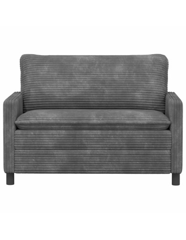 Divano Grigio Chiaro 126 x 81 x 87,5 cm Poliestere