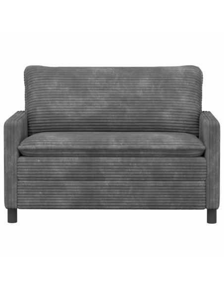 Divano Grigio Chiaro 126 x 81 x 87,5 cm Poliestere