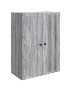 Mobiletto a muro Sonoma grigio 66 x 34,5 x 90 cm