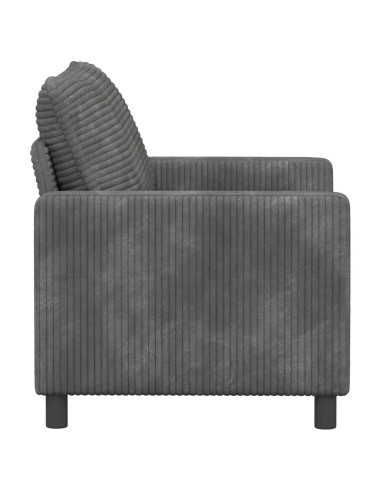 Divano Grigio Chiaro 126 x 81 x 87,5 cm Poliestere