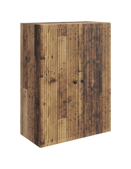 Mobiletto a muro Legno antico 66 x 34,5 x 90 cm