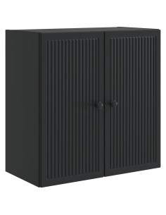 Mobiletto a muro Nero 59 x 31 x 60 cm Legno ingegnerizzato