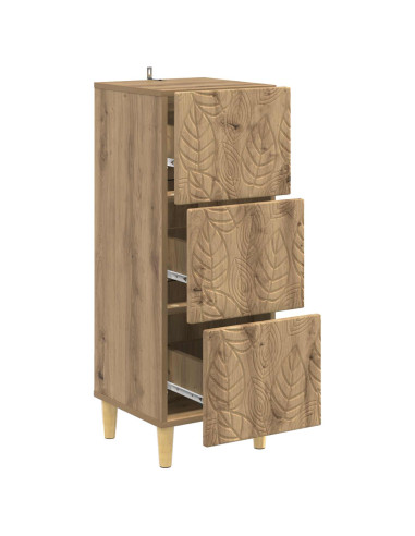 Mobile con Cassetti Rovere Artigianale 33 x 34,5 x 90 cm