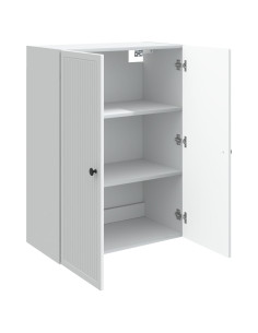 Mobiletto a muro Bianco 66 x 34,5 x 90 cm Legno ingegnerizzato 2