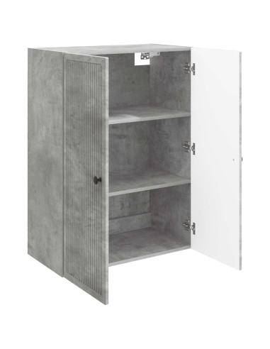 Mobiletto a muro Grigio Cemento 66 x 34,5 x 90 cm