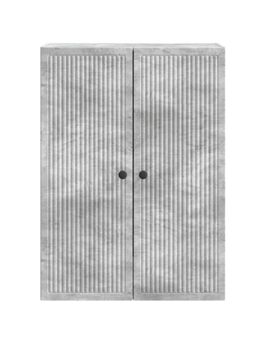 Mobiletto a muro Grigio Cemento 66 x 34,5 x 90 cm