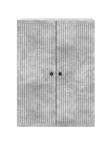 Mobiletto a muro Grigio Cemento 66 x 34,5 x 90 cm