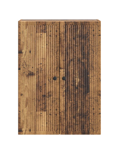 Mobiletto a muro Legno antico 66 x 34,5 x 90 cm
