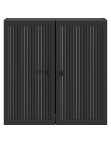 Mobiletto a muro Nero 59 x 31 x 60 cm Legno ingegnerizzato