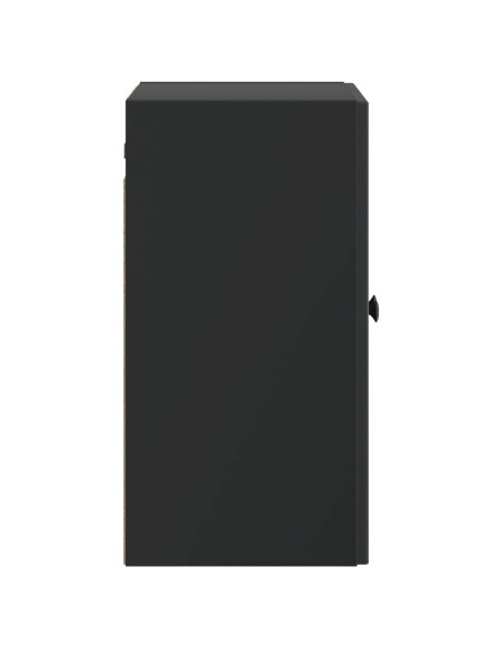 Mobiletto a muro Nero 59 x 31 x 60 cm Legno ingegnerizzato