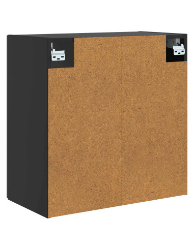 Mobiletto a muro Nero 59 x 31 x 60 cm Legno ingegnerizzato