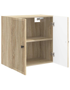 Mobiletto a muro Rovere Sonoma 59 x 31 x 60 cm 2