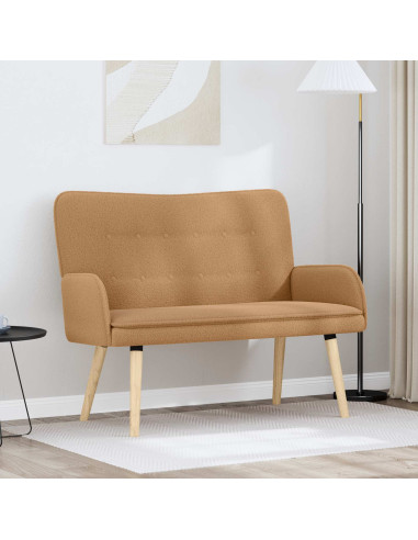 Divano a 2 Posti Beige 115 x 61 x 87 cm Bouclé