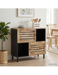 Armadi di Stoccaggio con porta Marrone 80 x 33,5 x 75 cm