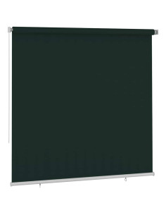 Tenda a Rullo per Esterni 240x230 cm Verde Scuro HDPE