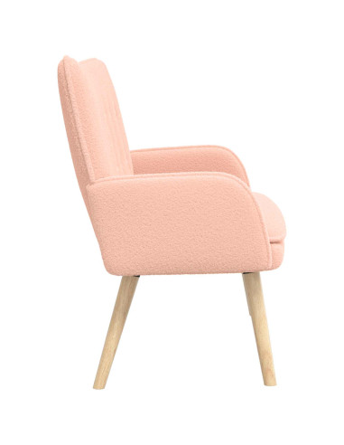 Divano a 2 Posti Rosa 115 x 61 x 87 cm Bouclé