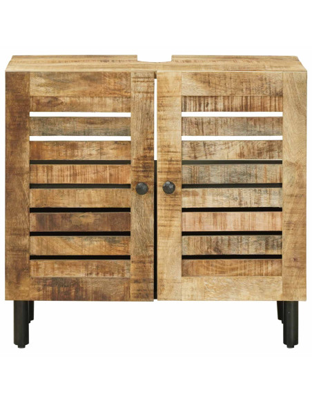 Armadio sottolavello con porta Marrone e Nero 62 x 33 x 58 cm