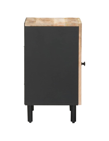Mobile da Bagno con porta Marrone e Nero 38 x 33,5 x 58 cm