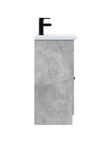 Mobile da bagno con lavabo Grigio Cemento 42 x 40 x 84,5 cm