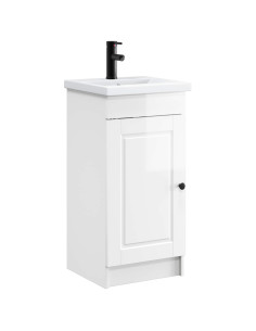 Mobile da bagno con lavabo Bianco Lucido 42 x 40 x 84,5 cm