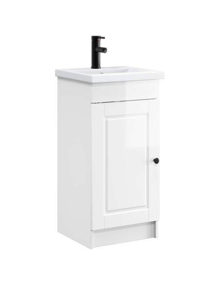 Mobile da bagno con lavabo Bianco Lucido 42 x 40 x 84,5 cm