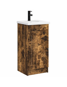 Mobile da bagno con lavabo Rovere Fumo 42 x 40 x 84,5 cm