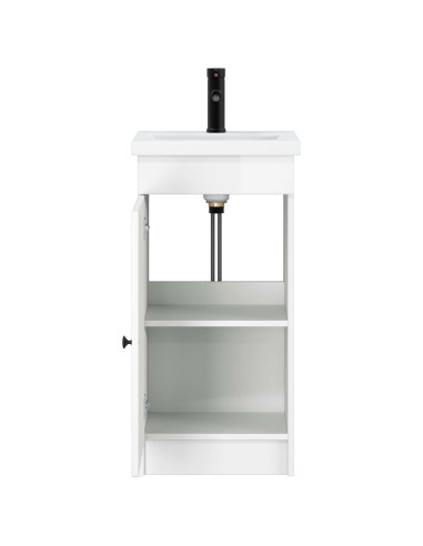 Mobile da bagno con lavabo Bianco Lucido 42 x 40 x 84,5 cm