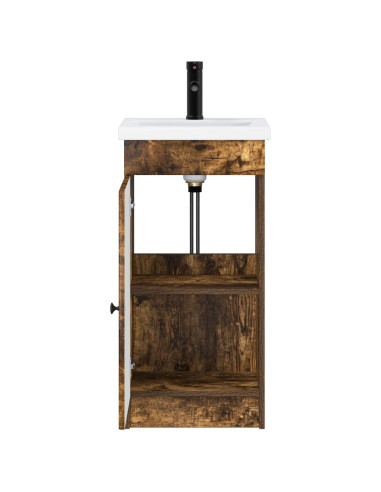Mobile da bagno con lavabo Rovere Fumo 42 x 40 x 84,5 cm