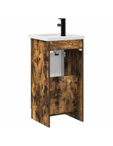 Mobile da bagno con lavabo Rovere Fumo 42 x 40 x 84,5 cm