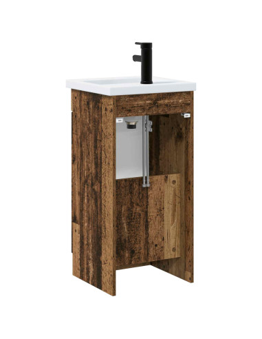 Mobile da bagno con lavabo Legno antico 42 x 40 x 84,5 cm