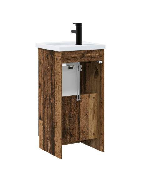 Mobile da bagno con lavabo Legno antico 42 x 40 x 84,5 cm