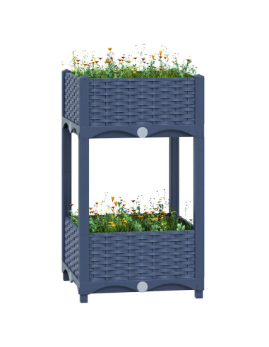 Fioriera Rialzata 40x40x71 cm in Polipropilene