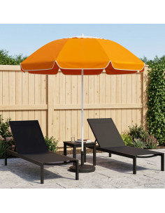 Ombrello da giardino 240 cm Poliestere 170T Arancione