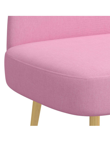 Panchina imbottita con schienale Rosa 110 x 60 x 76 cm