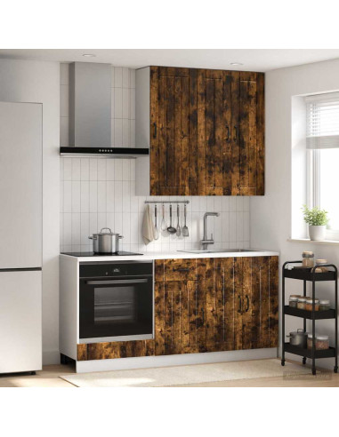 Unità Cucina LUCCA 5 pcs Rovere Fumo Legno ingegnerizzato