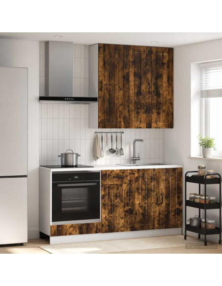 Unità Cucina LUCCA 5 pcs Rovere Fumo Legno ingegnerizzato