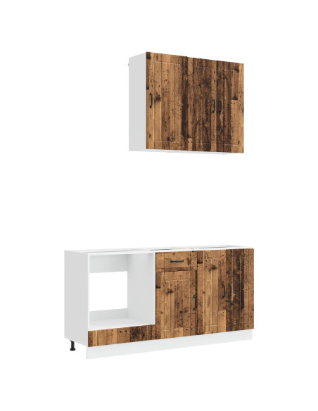 Unità Cucina LUCCA 5 pcs Legno antico Legno ingegnerizzato