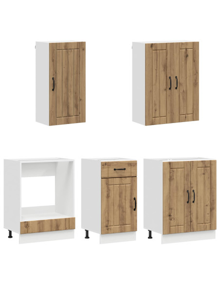 Unità Cucina LUCCA 5 pcs Rovere Artigianale
