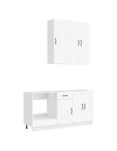 Unità Cucina LUCCA 5 pcs Bianco 2