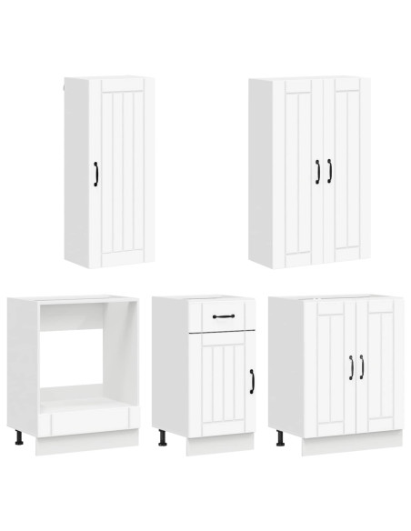 Unità Cucina LUCCA 5 pcs Bianco