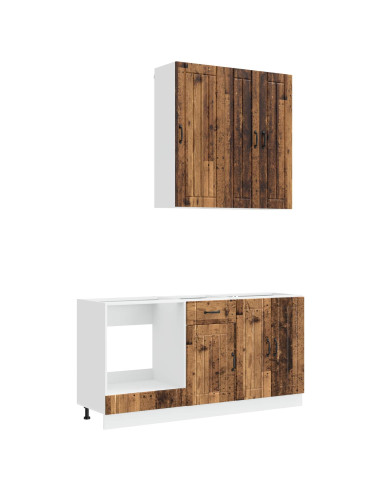 Unità Cucina LUCCA 5 pcs Legno antico Legno ingegnerizzato