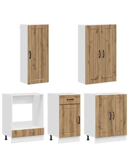 Unità Cucina LUCCA 5 pcs Rovere Artigianale