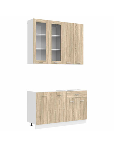 Unità Cucina LYON 4 pcs Rovere Sonoma Legno ingegnerizzato