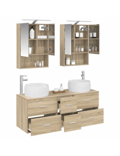 Set di mobili per il bagno 5 pcs Rovere Sonoma 2