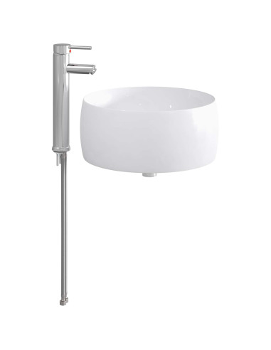 Lavabo da bagno Cromato 38,5 x 38,5 x 16 cm Metallo