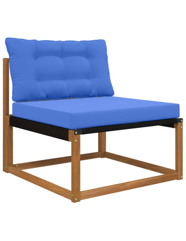 Cuscino per divano da esterno 2 pcs Blu Reale Poliestere