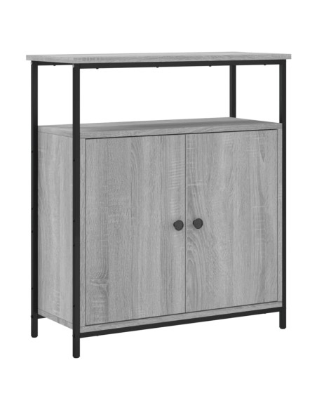 Credenza Grigio Sonoma 70x30x80 cm in Legno Multistrato
